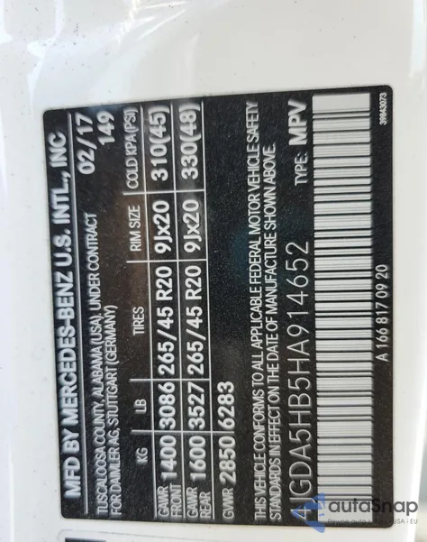 2017 Mercedes-Benz Gle 350 4Matic z USA, uszkodzony, nr VIN 4JGDA5HB5HA914652